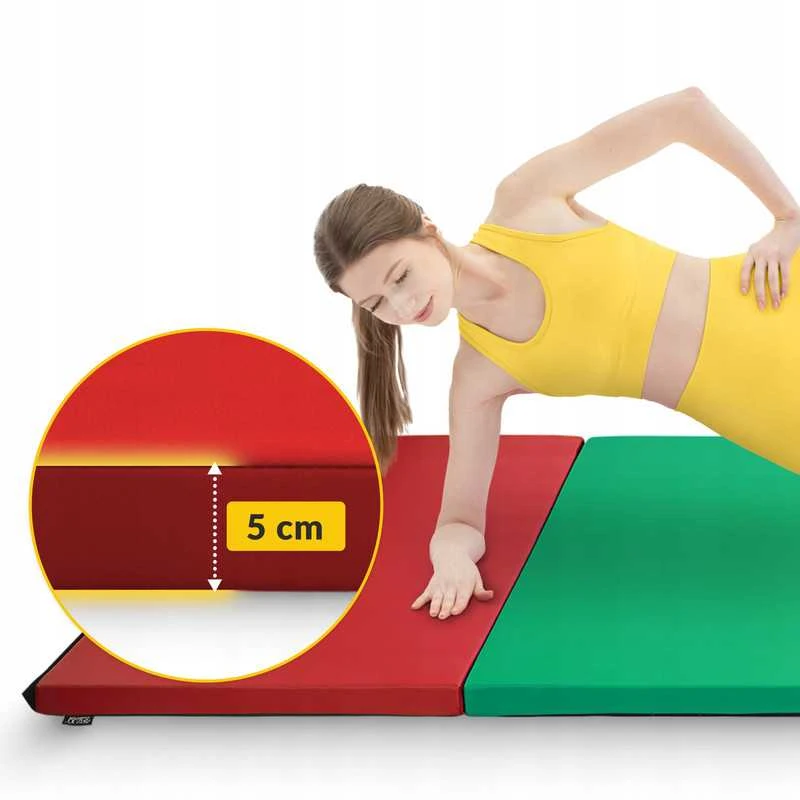 Profesionalus Sporto Čiužinys | Sulankstomas, Patvarus, Daugiafunkcis | 240 × 120 cm