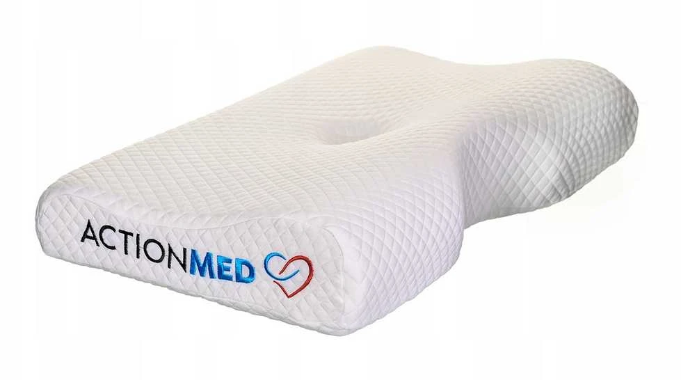 Profilinė ortopedinė pagalvė miegui iš Memory Foam, skirta miegui ant šono ir nugaros