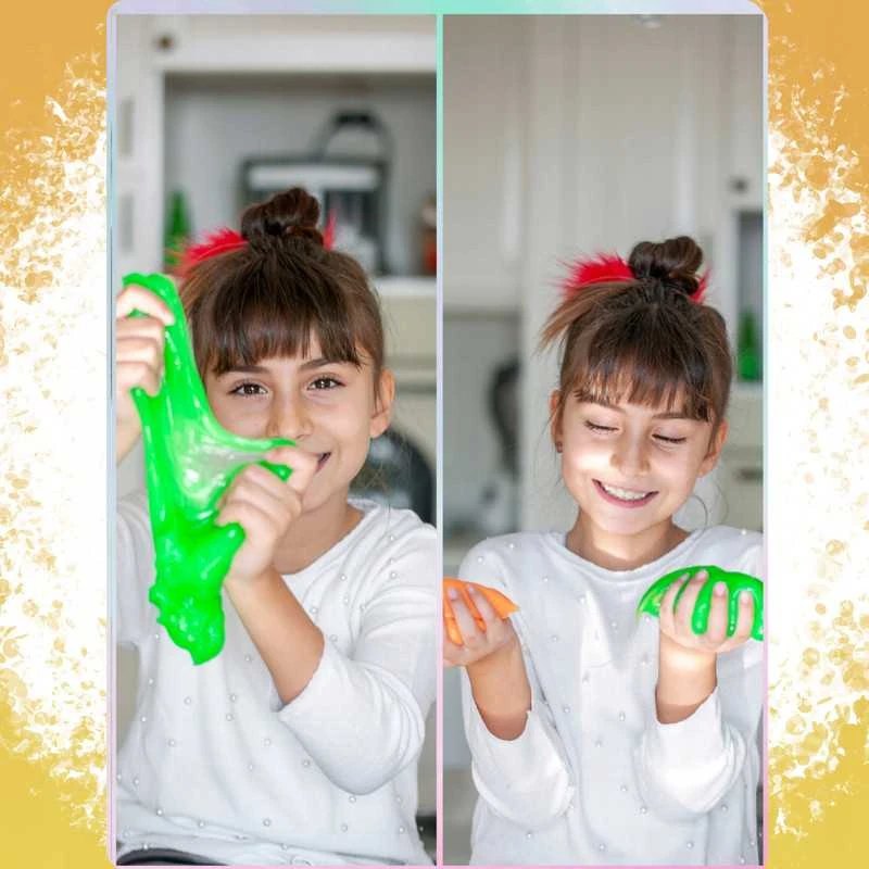 Rankų darbo slime gamybos rinkinys vaikams, kūrybinė laboratorija