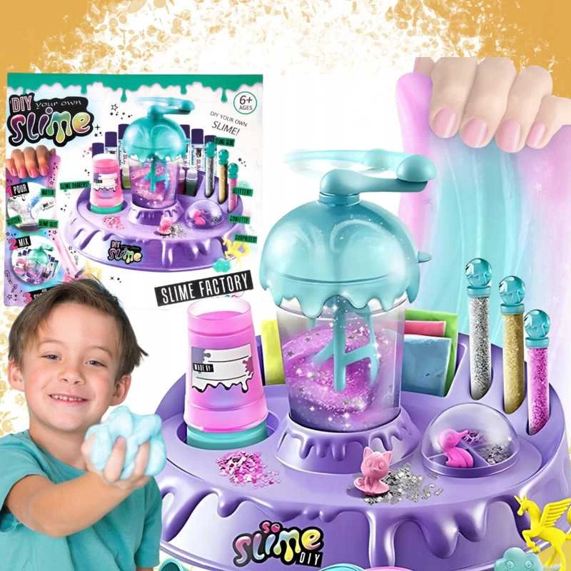 Rankų darbo slime gamybos rinkinys vaikams, kūrybinė laboratorija