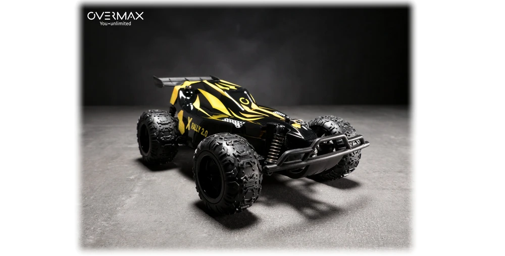 RC mašinėlė, Overmax, juoda/geltona