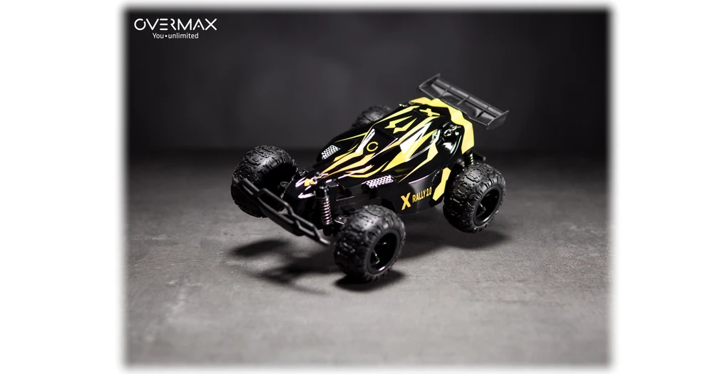 RC mašinėlė, Overmax, juoda/geltona