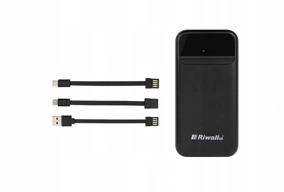 Riwall POWERbonk 20000 mAh išorinė baterija – greitas įkrovimas, USB-C, tinka visiems įrenginiams