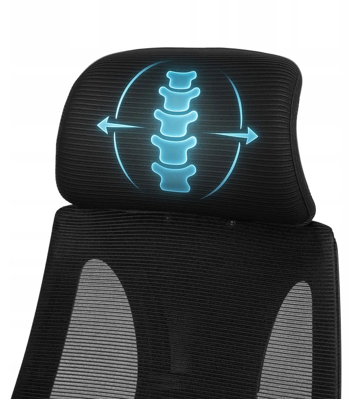 ROB juoda ergonominė biuro kėdė
