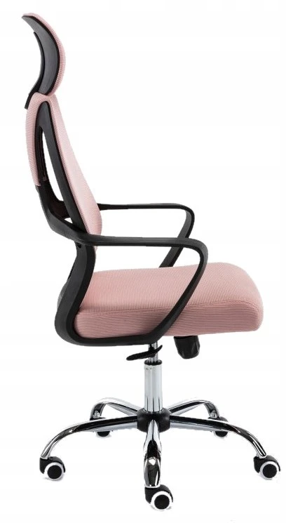 Rožinė ergonominė biuro kėdė COLT