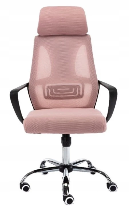 Rožinė ergonominė biuro kėdė COLT