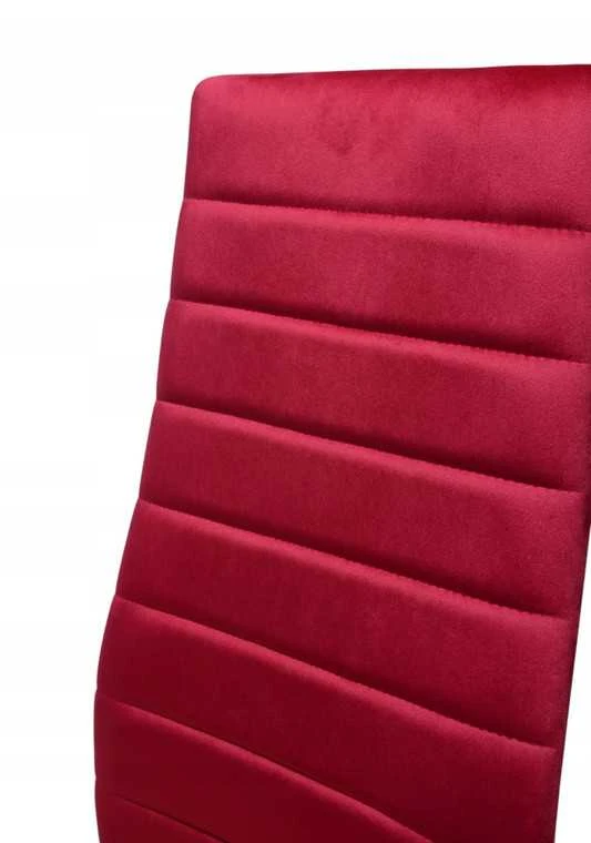 Rožinė-raudona veliūrinė kėdė – elegancija ir komfortas moderniam interjerui