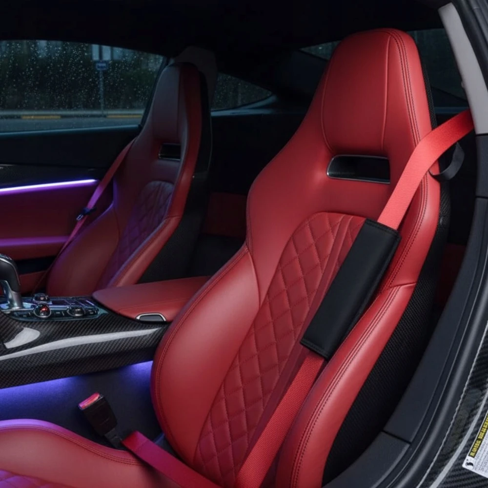 Saugos diržo pagalvėlės automobiliui, 2 vnt.