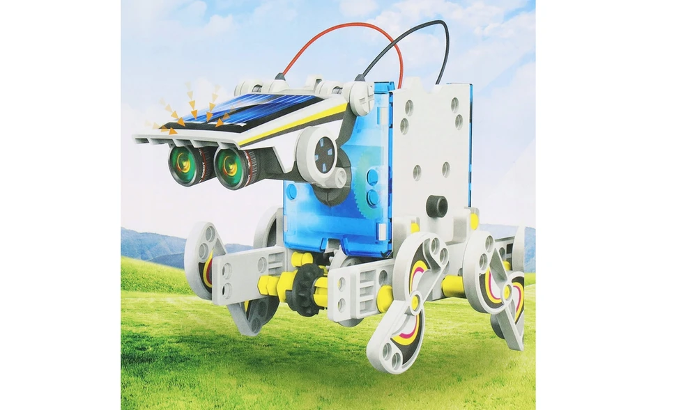 Saulės robotas Springos, konstrukcinis rinkinys