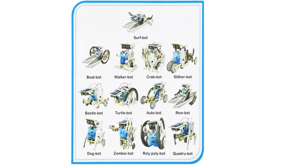Saulės robotas Springos, konstrukcinis rinkinys