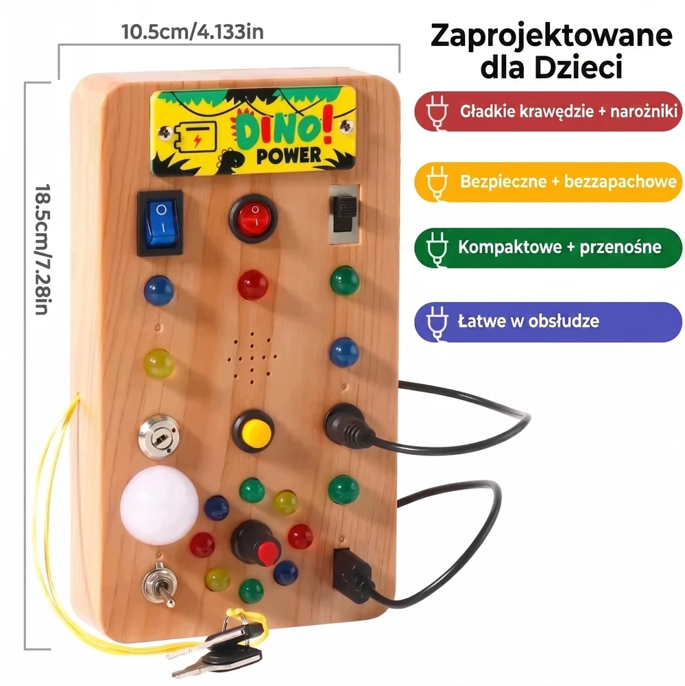 Sensorinė manipuliacinė lenta „Szomik“