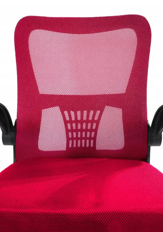 Sesto Senso ergonominė biuro kėdė V8 su atlenkiamais porankiais, raudona