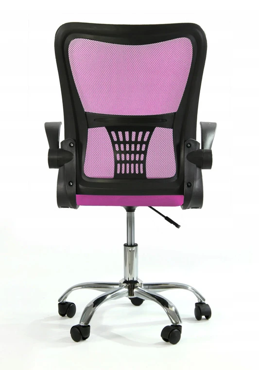 Sesto Senso ergonominė biuro kėdė V8 su atlenkiamais porankiais, rožinė