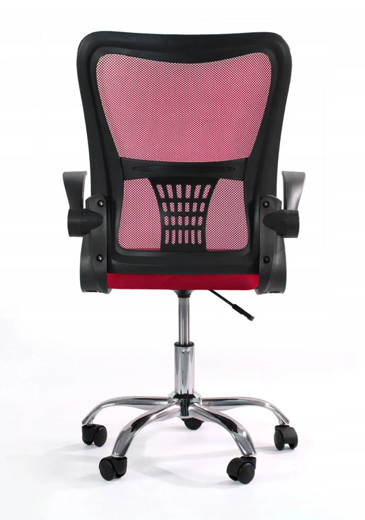 Sesto Senso ergonominė biuro kėdė V8 su atlenkiamais porankiais, raudona