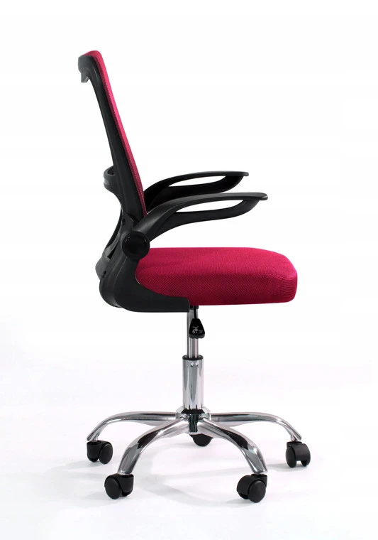 Sesto Senso ergonominė biuro kėdė V8 su atlenkiamais porankiais, raudona