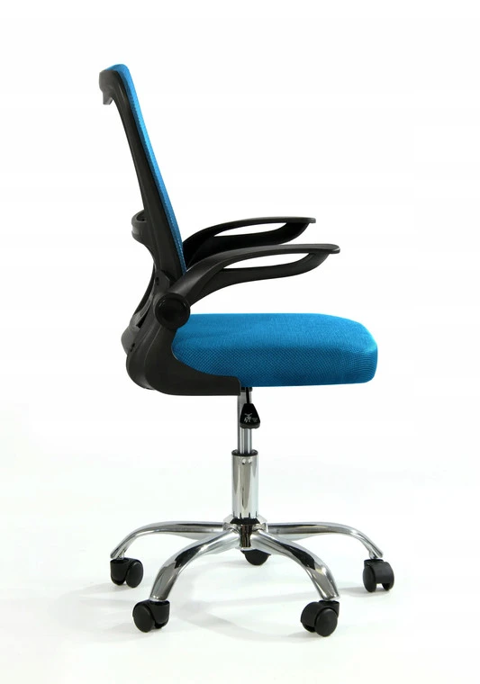 Sesto Senso ergonominė biuro kėdė V8 su atlenkiamais porankiais, mėlyna
