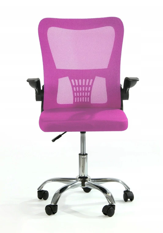 Sesto Senso ergonominė biuro kėdė V8 su atlenkiamais porankiais, rožinė