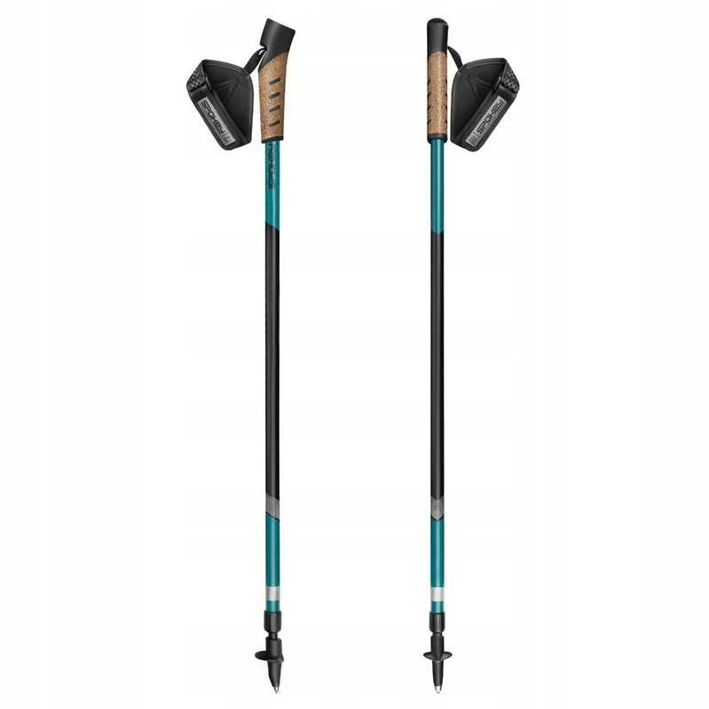 Šiaurietiško ėjimo (Nordic Walking) teleskopinės lazdos SPOKEY, 105–135 cm