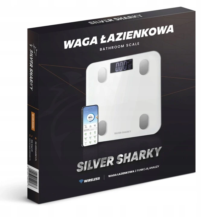 Silver Sharky Analitinės vonios svarstyklės Sidabrinis SHARKY, 180 kg