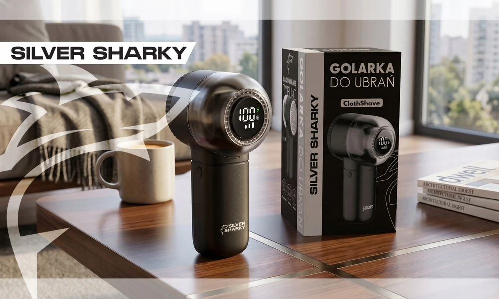 Silver Sharky Sidabrinis Sharky Elektrinis pūkų rinkiklis Sidabrinis SHARKY, 6 peiliukai
