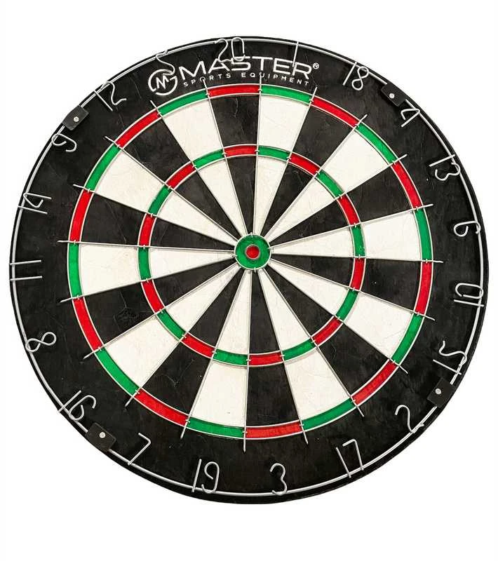 Sizalinis dartų skydas MASTER Grande 45 cm su 6 smiginiais