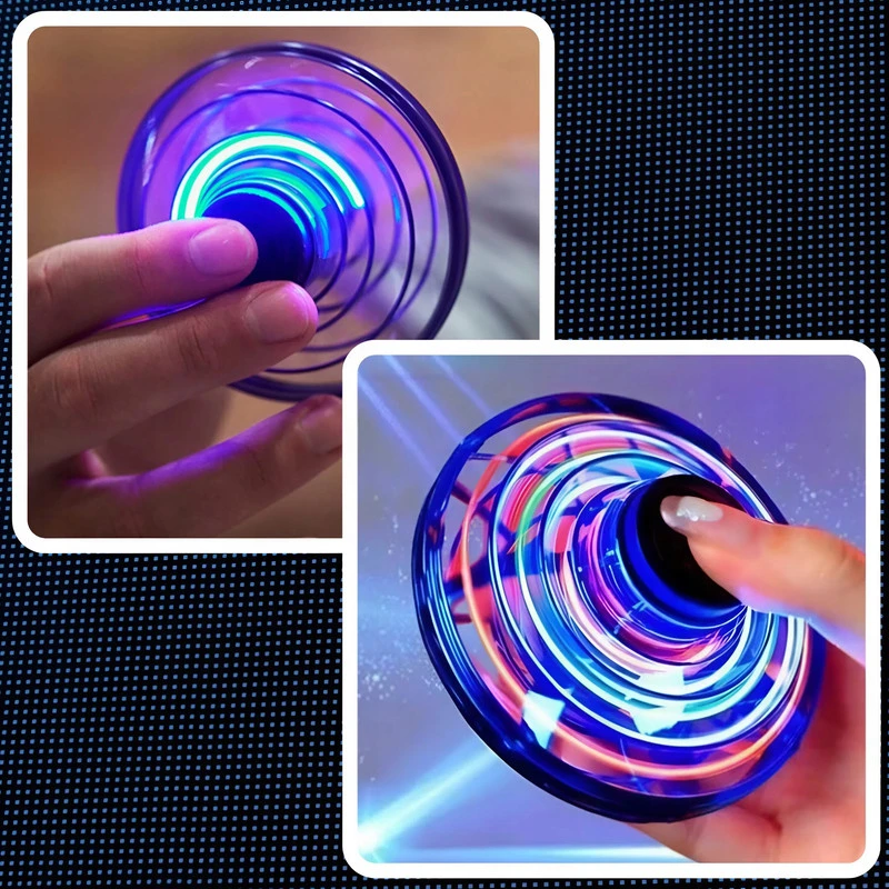 Skraidantis besisukantis UFO žaislas vaikams su USB