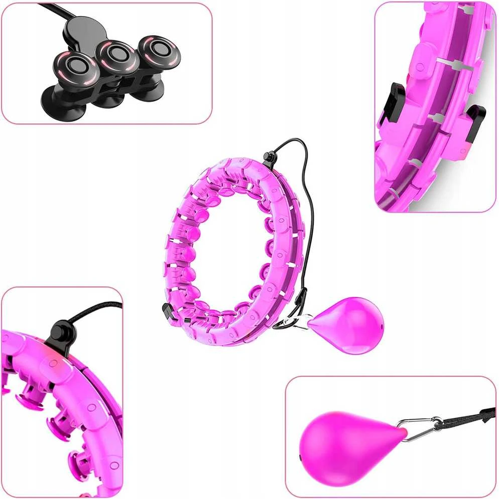 „Smart Hula Hoop“ lankas su svoriu ir masažiniais iškilimais liekninimui