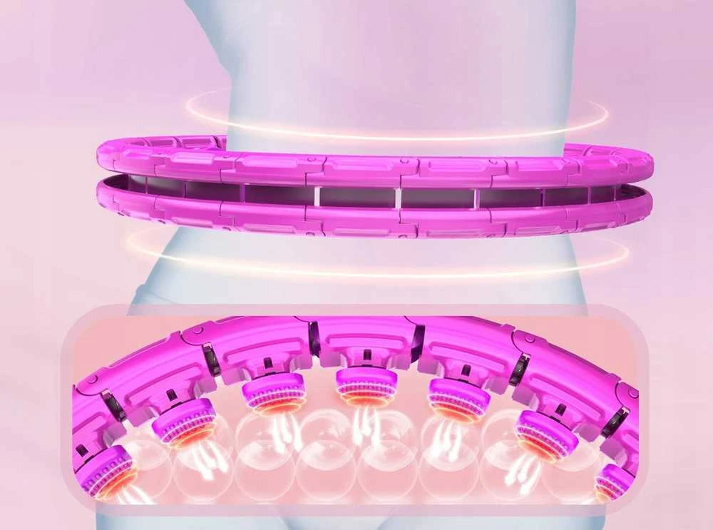 „Smart Hula Hoop“ lankas su svoriu ir masažiniais iškilimais liekninimui