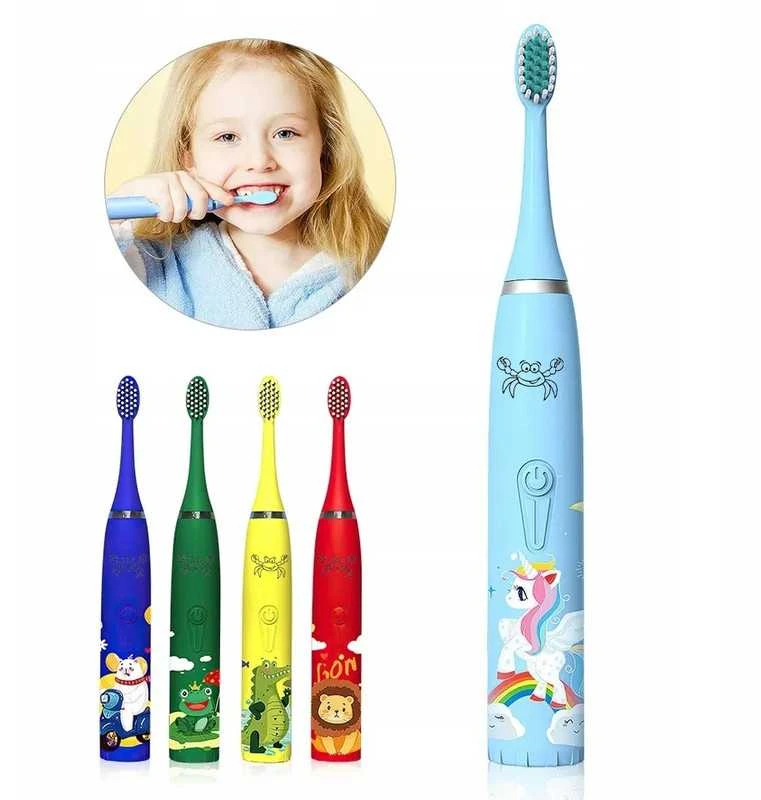 Sonic dantų šepetėlis vaikams – 7 spalvos, puiki proga pasirūpinti šypsena