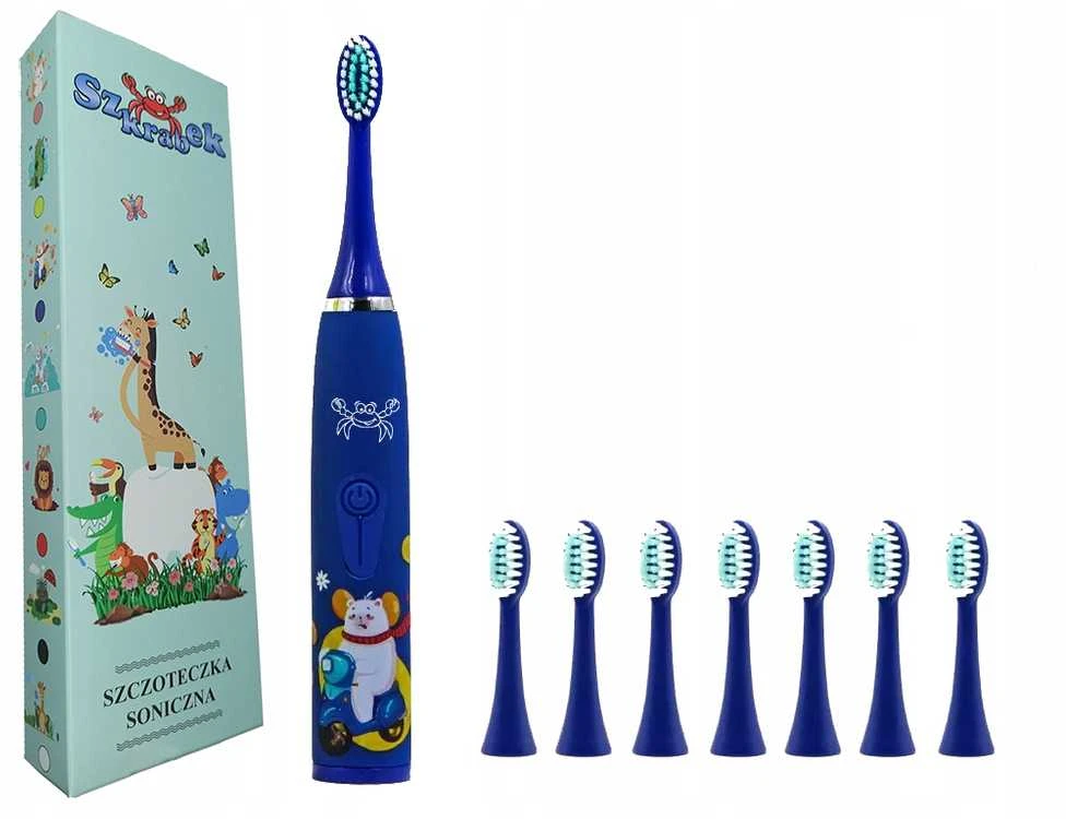 Sonic dantų šepetėlis vaikams – 7 spalvos, puiki proga pasirūpinti šypsena