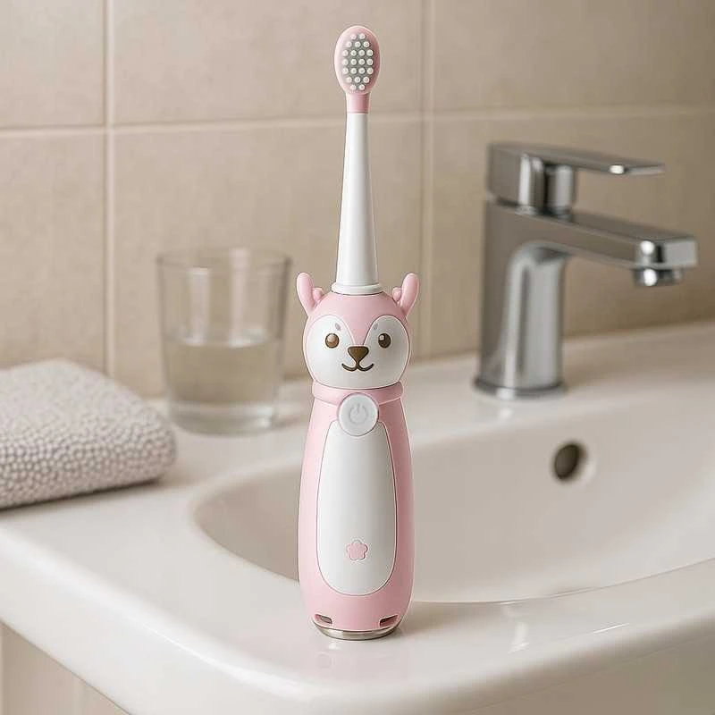 Dantų šepetėlis SONIC TOOTHBRUSH FOR VAIKIŠKAS ELECTRIC 3 MODES Rožinis 2-9 YEARS