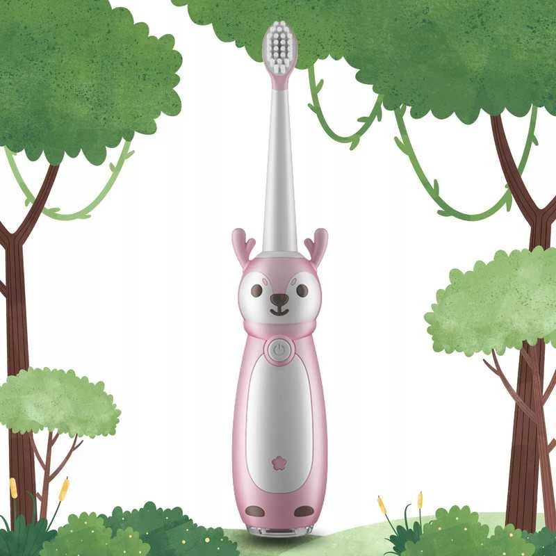 Dantų šepetėlis SONIC TOOTHBRUSH FOR VAIKIŠKAS ELECTRIC 3 MODES Rožinis 2-9 YEARS
