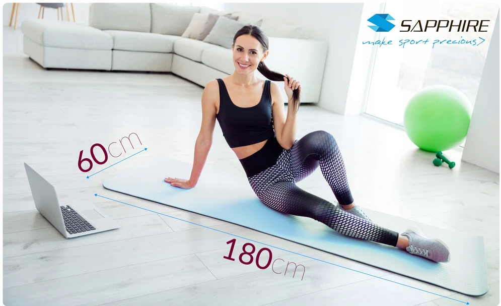 Sportinis kilimėlis Sapphire, 180 × 60 cm
