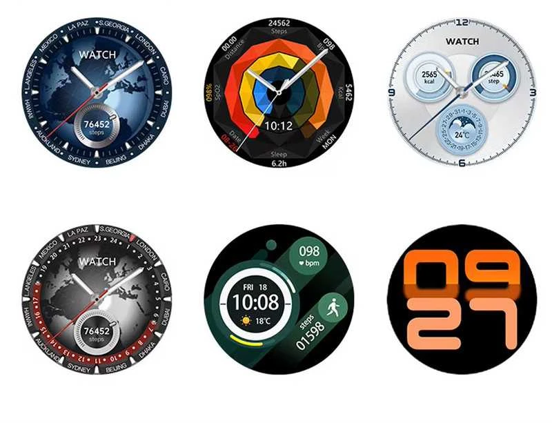 Išmanusis laikrodis Sportinis smartwatch su SOS funkcija, cukraus stebėjimu ir deguonies matavimu