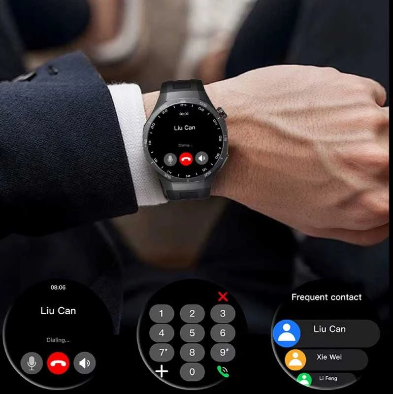 Išmanusis laikrodis Sportinis smartwatch su SOS funkcija, cukraus stebėjimu ir deguonies matavimu