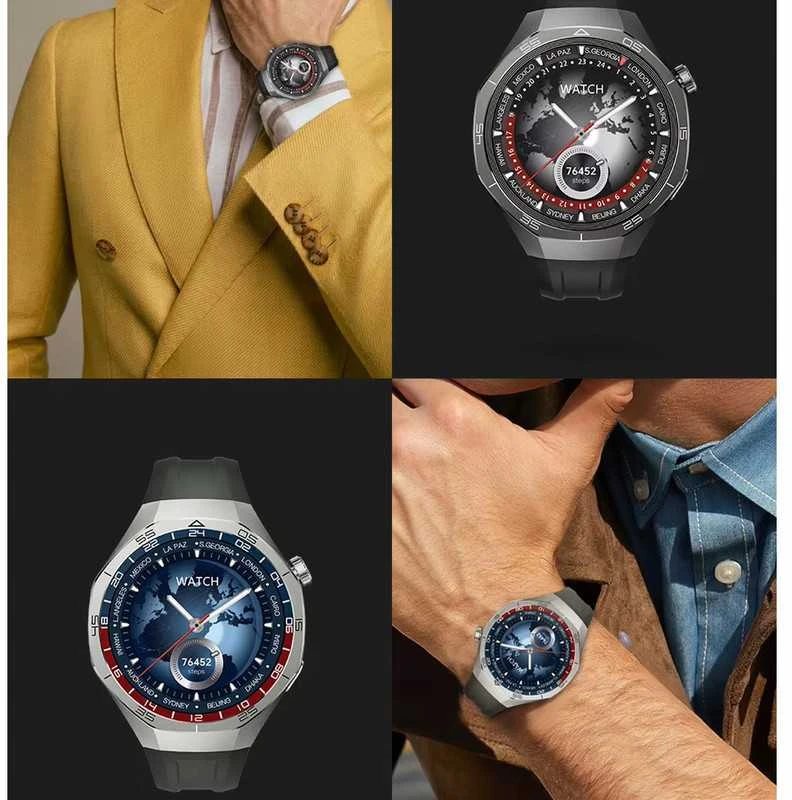 Išmanusis laikrodis Sportinis smartwatch su SOS funkcija, cukraus stebėjimu ir deguonies matavimu