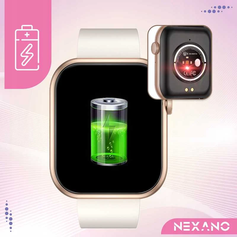 Išmanusis laikrodis Stilingas moterų smartwatch su AMOLED ekranu, skambučiais, sporto režimais ir trimis apyrankėmis