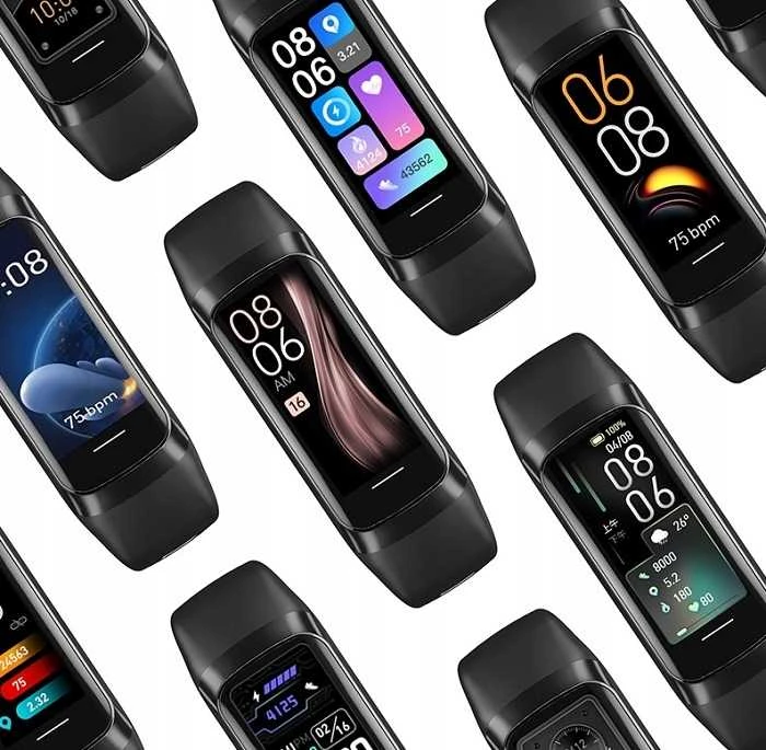 Stilingas Smart laikrodis moterims – AMOLED ekranas, pulsas, žingsniamatis ir sportas.