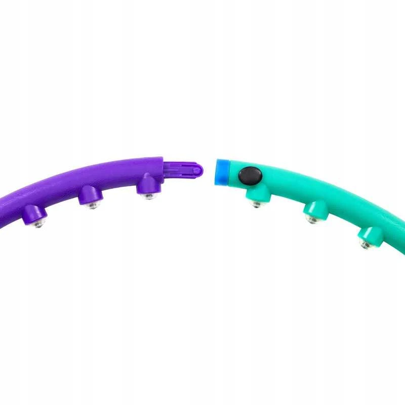 Sulankstomas DrFit Hula Hoop lankas su masažiniais elementais treniruotėms Ø100 cm
