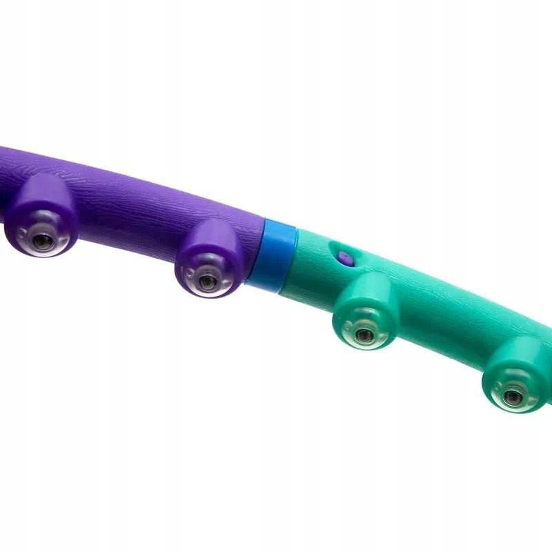 Sulankstomas DrFit Hula Hoop lankas su masažiniais elementais treniruotėms Ø100 cm