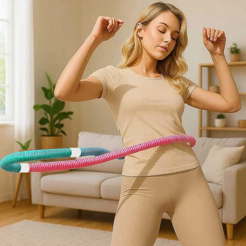Sulankstomas Hula Hoop lankas liekninimui ir fitness treniruotėms