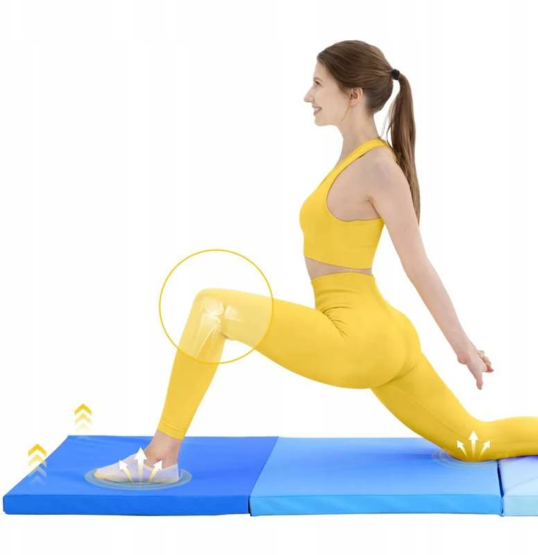 Sulankstomas mankštos kilimėlis – gimnastikai, reabilitacijai, intensyvioms treniruotėms