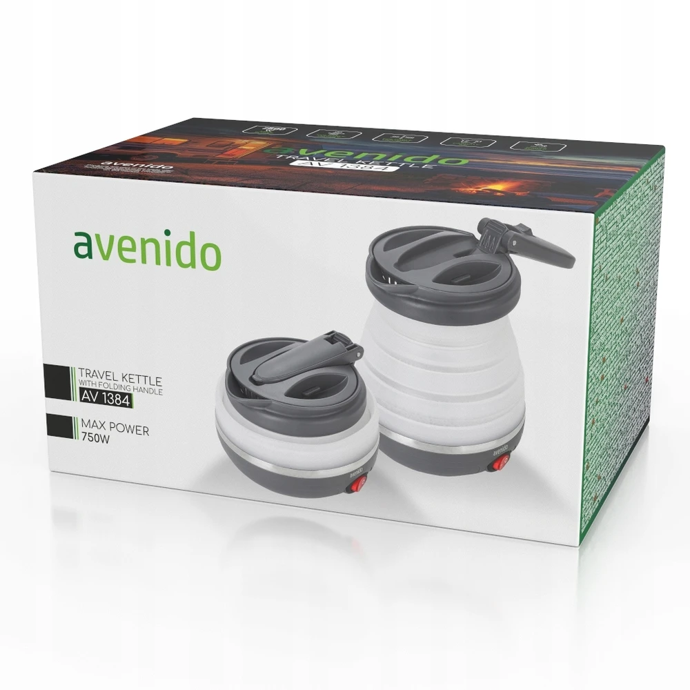 Sulankstomas turistinis virdulys avenido, 0,6 l