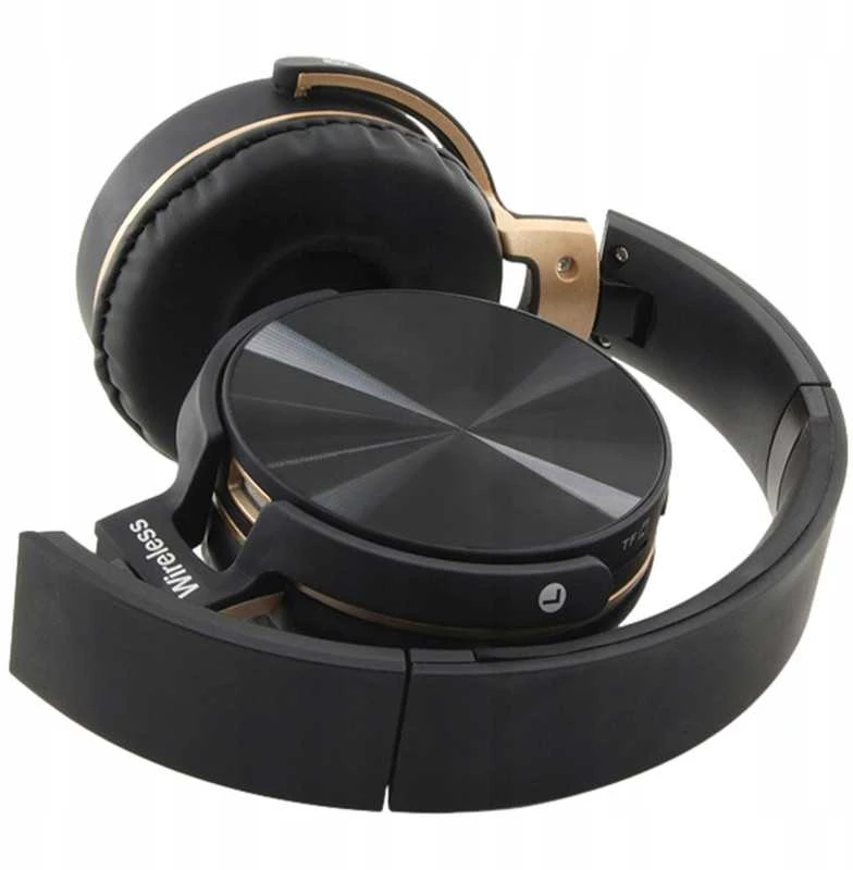 Sulankstomos Ant ausų uždedamos belaidės ausinės su MP3, radiju ir Bluetooth