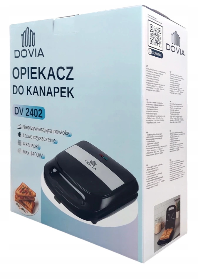 Sumuštinių keptuvas DOVIA, 4 sumuštiniams