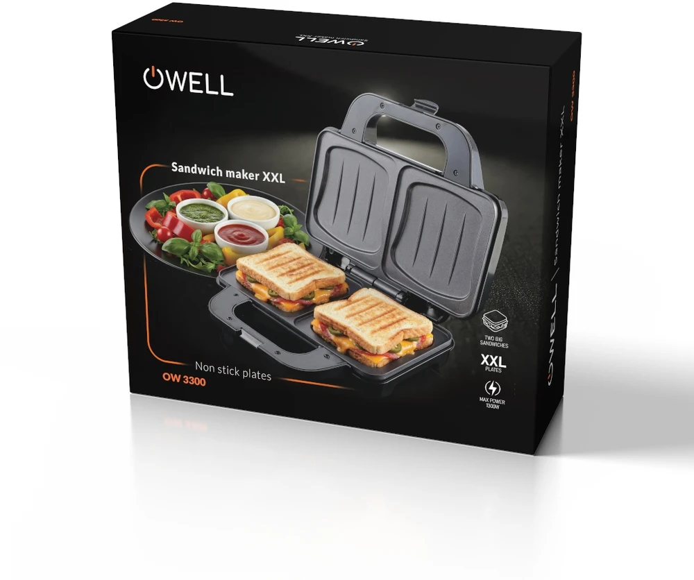 Sumuštinių keptuvė Owell, 2 sumuštiniams