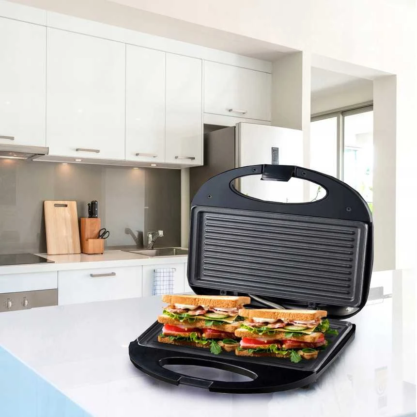 Sumuštinių keptuvė–grilis 1000 W – panini, mėsai ir sumuštiniams