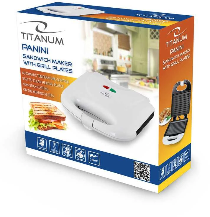 Sumuštinių keptuvė–grilis (panini) – traškiems tostams ir sumuštiniams
