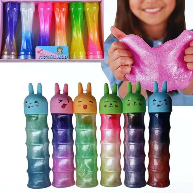 Super didelis plastinės masės slime rinkinys kūrybiniams žaidimams