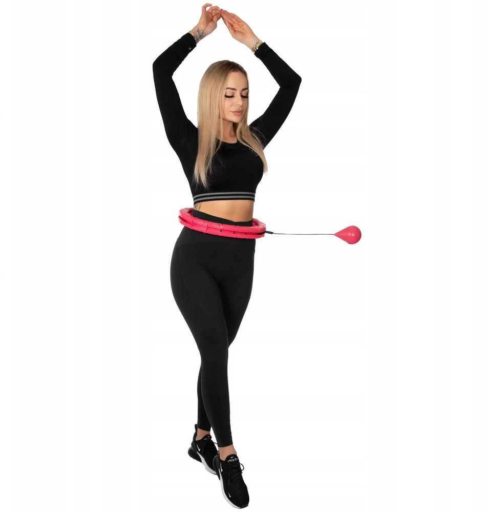 Svorinis „Smart Hula Hoop“ lankas su masažiniais iškilimais liekninimui
